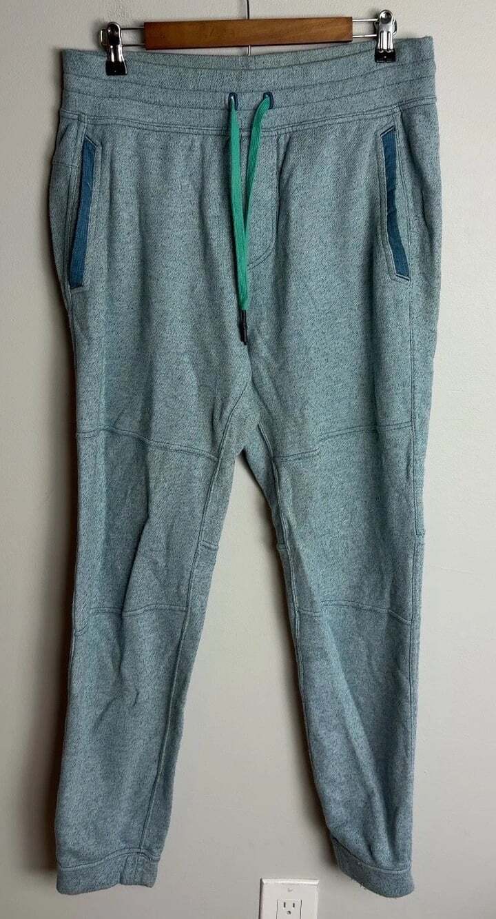 Lululemon All Day Every Day Joggers Size Large Heathered Blue Men’s